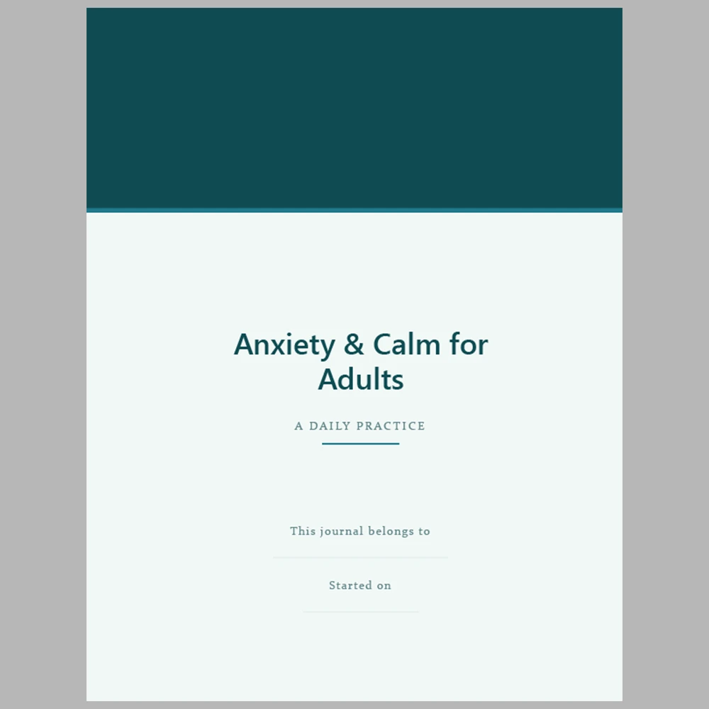 Anxiety & Calm for Adults