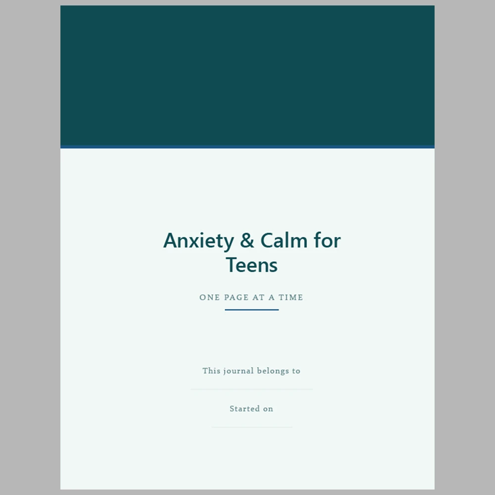 Anxiety & Calm for Teens