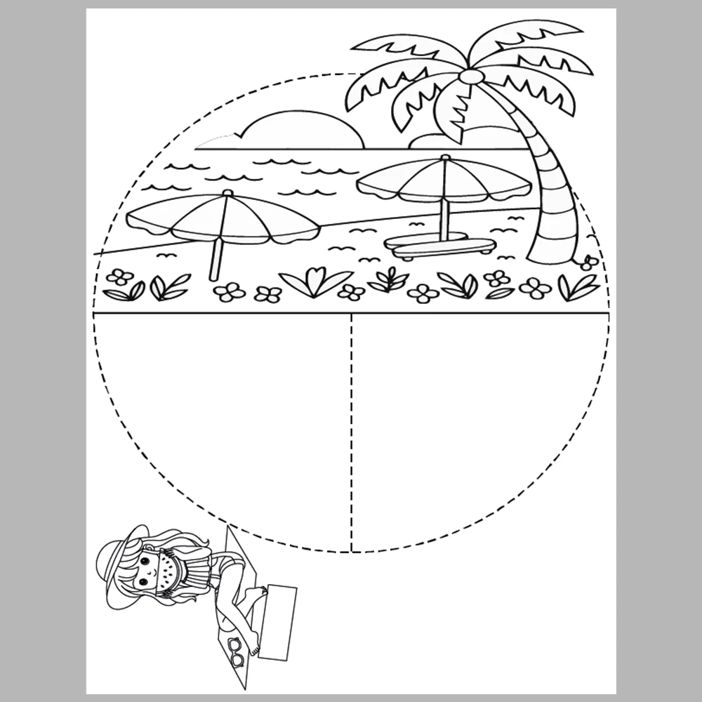 4 Seasons Through Coloring Activity Pages How to Make It