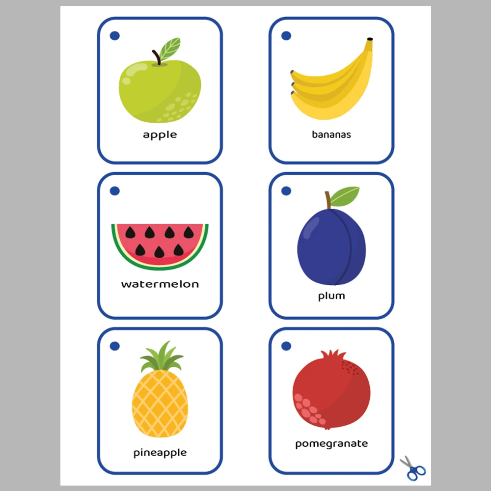 Learning Fruits 36 Flashcards