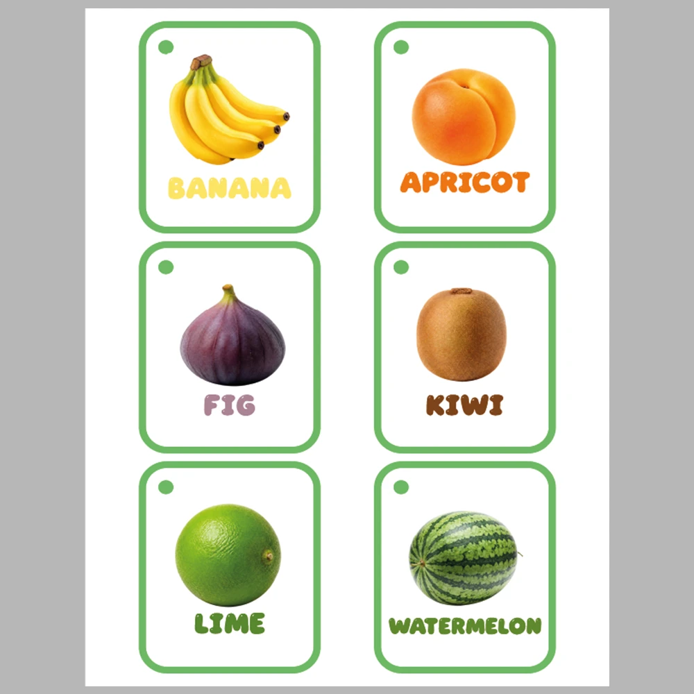 Learning Fruits 48 Flashcards