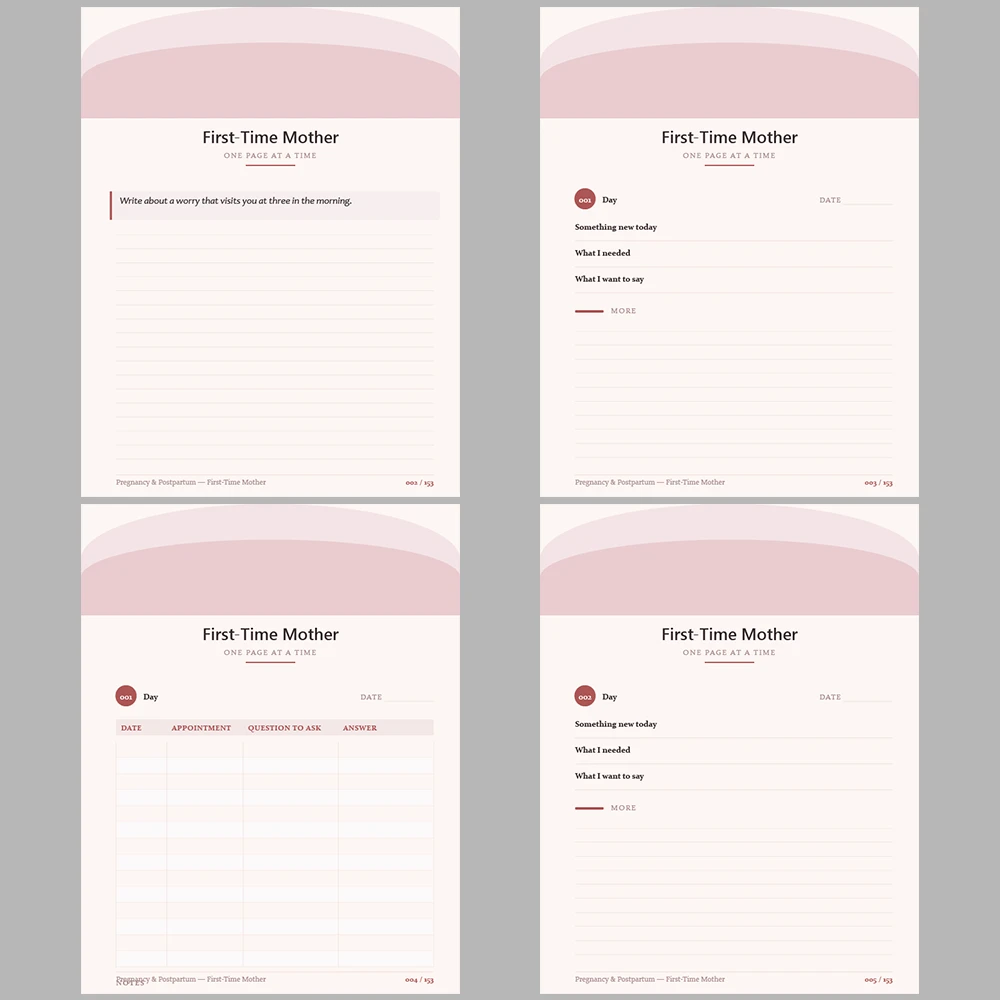 Pregnancy & Postpartum First Time Mother