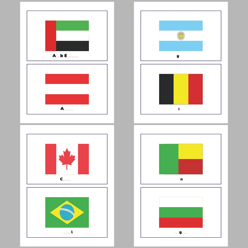 I Know the Names of Country Flags by Looking at Their Colors