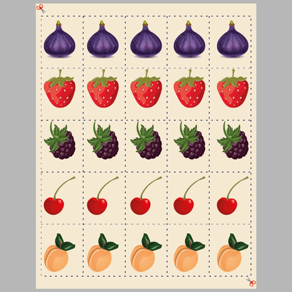 Fruit-themed Anaiytical Intelligence Card Game