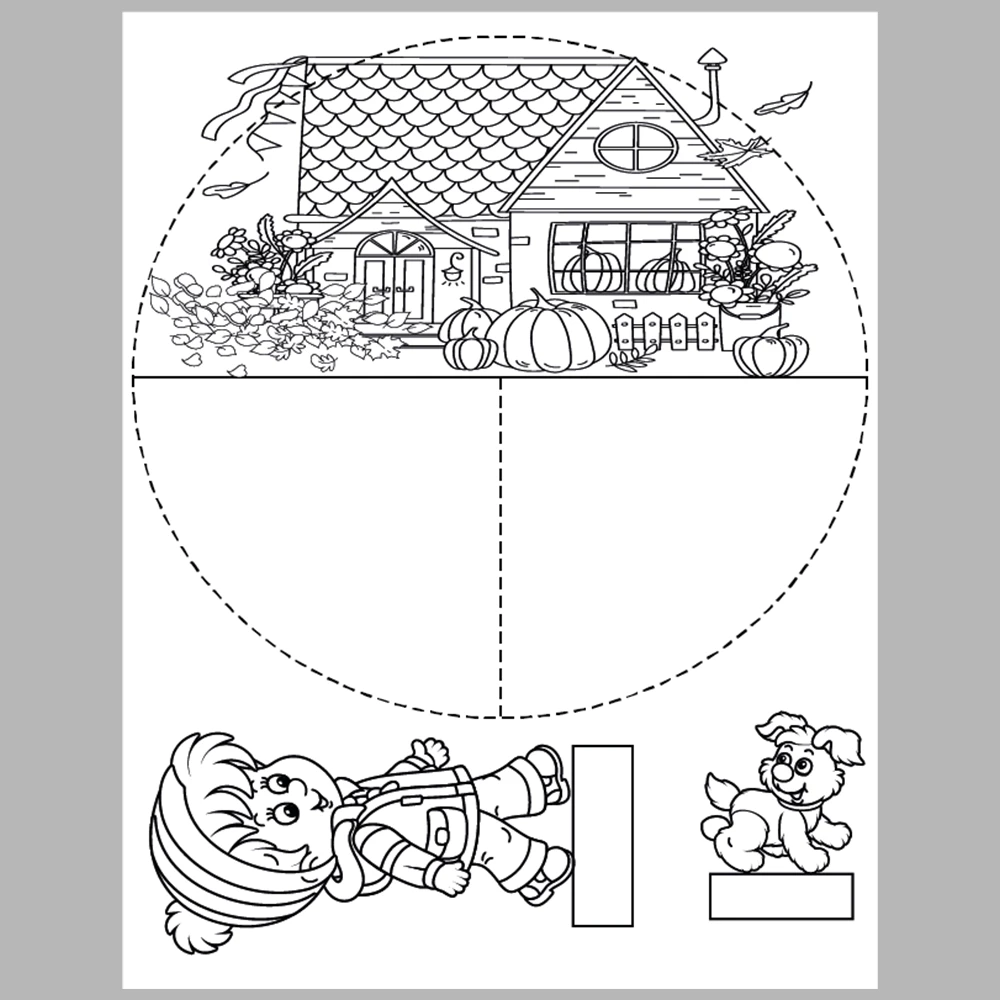 4 Seasons Through Coloring Activity Pages How to Make It