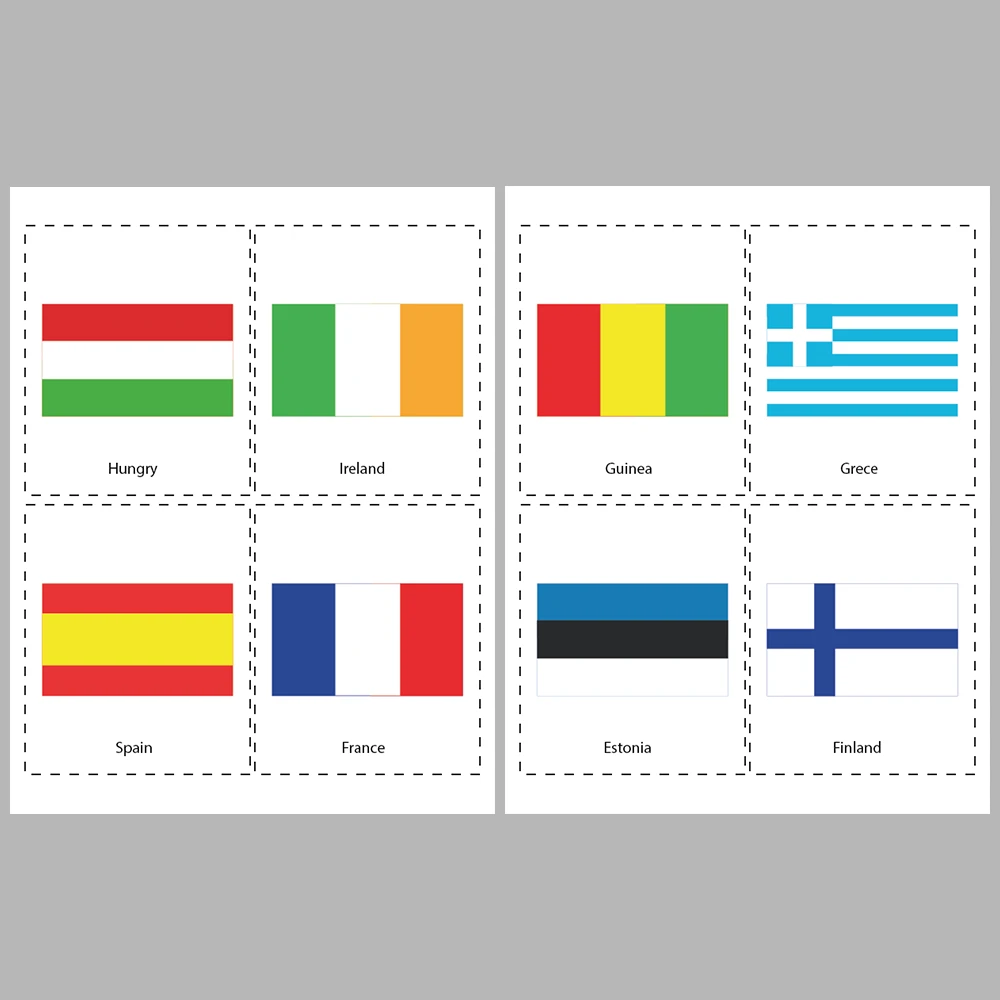 Learning Flags Flags of 72 Countries