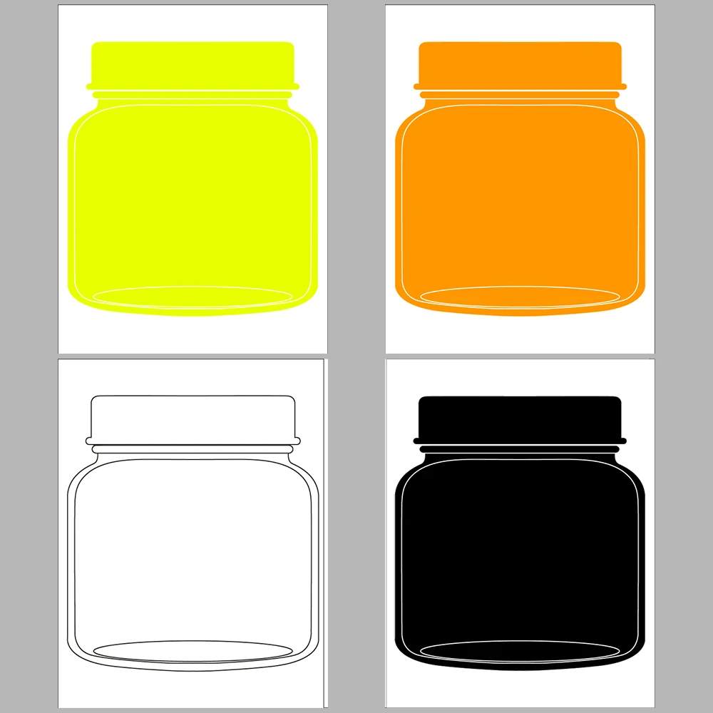 I Am Filling the Jars with the Appropriate Colors