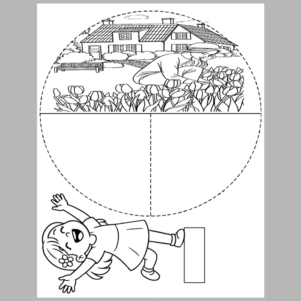 4 Seasons Through Coloring Activity Pages How to Make It