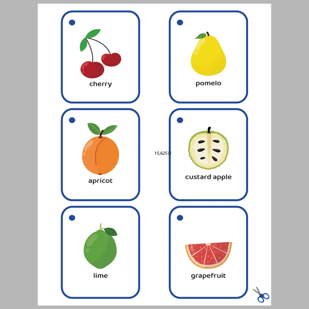 Learning Fruits 36 Flashcards