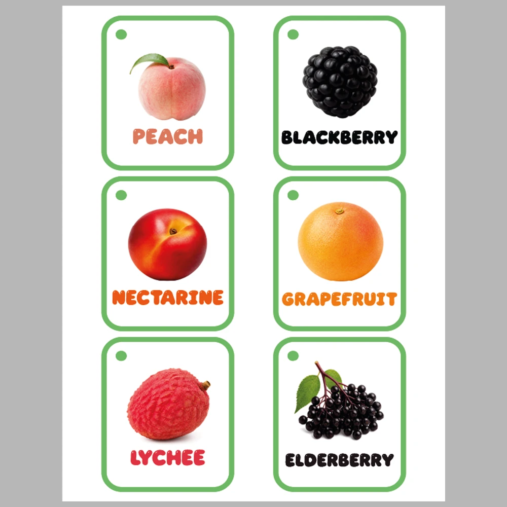 Learning Fruits 48 Flashcards
