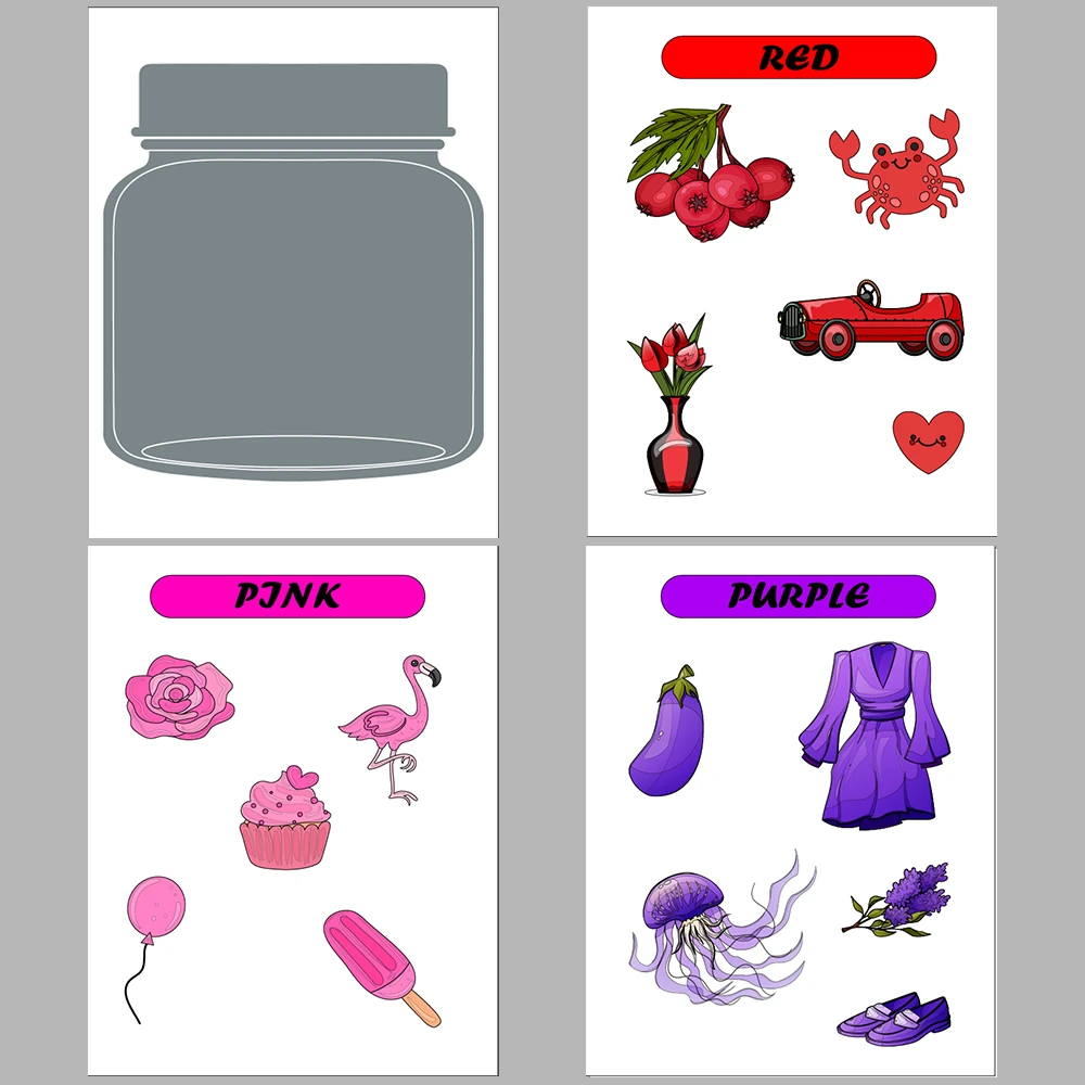 I Am Filling the Jars with the Appropriate Colors