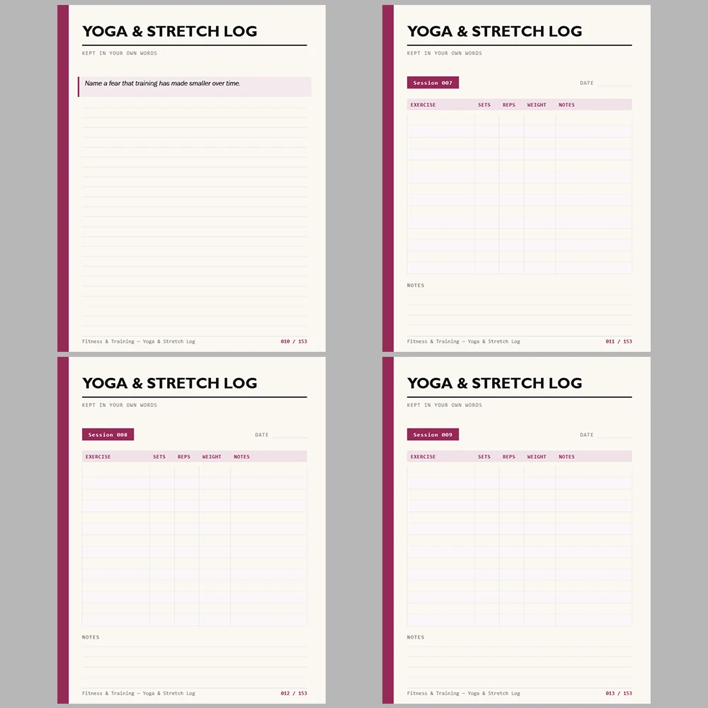 Fitness & Training Weight Loss Journal 153 Pages