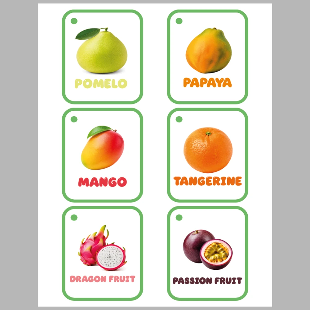 Learning Fruits 48 Flashcards
