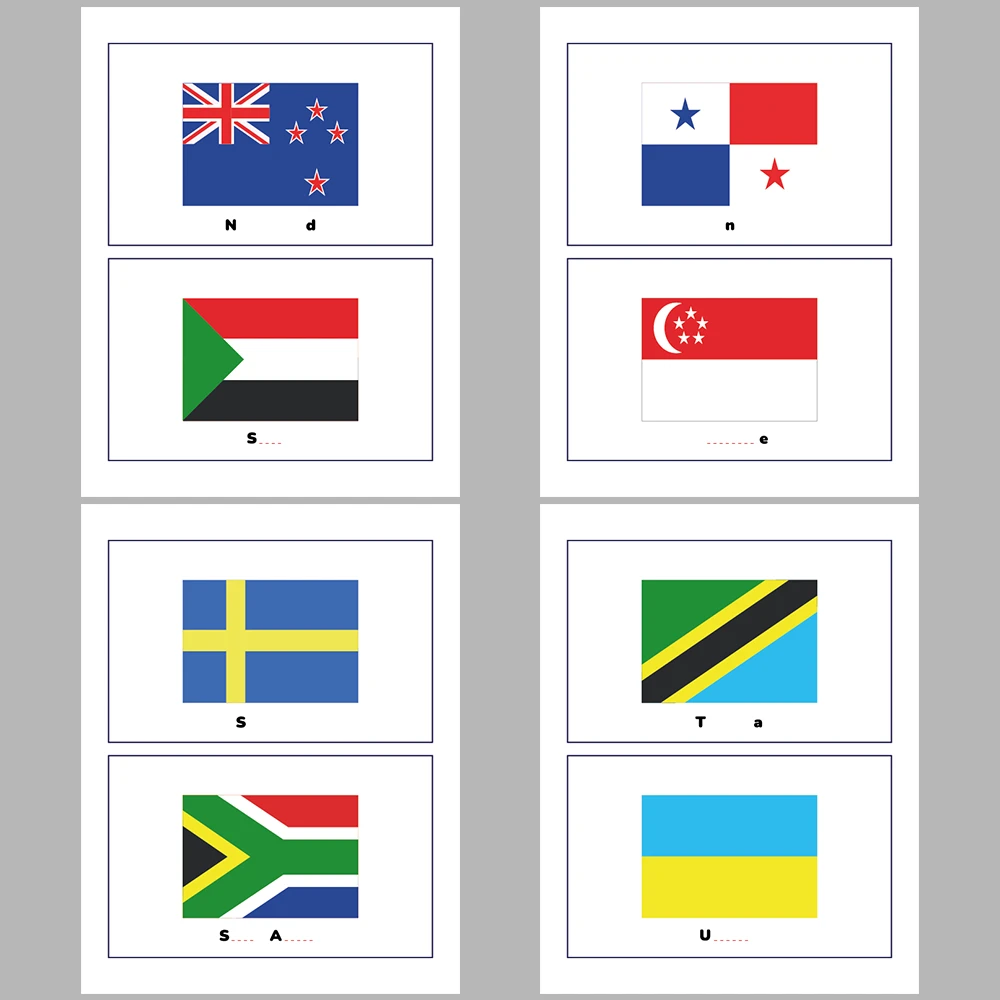 I Know the Names of Country Flags by Looking at Their Colors