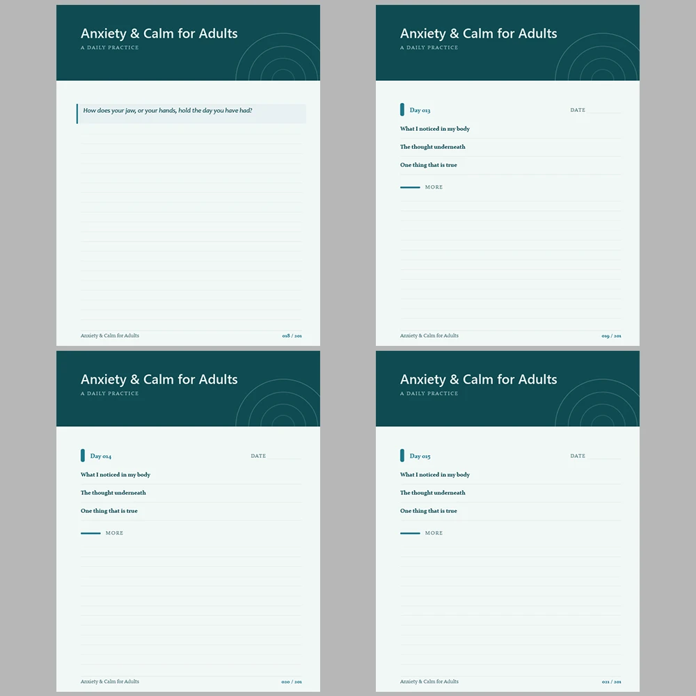 Anxiety & Calm for Adults