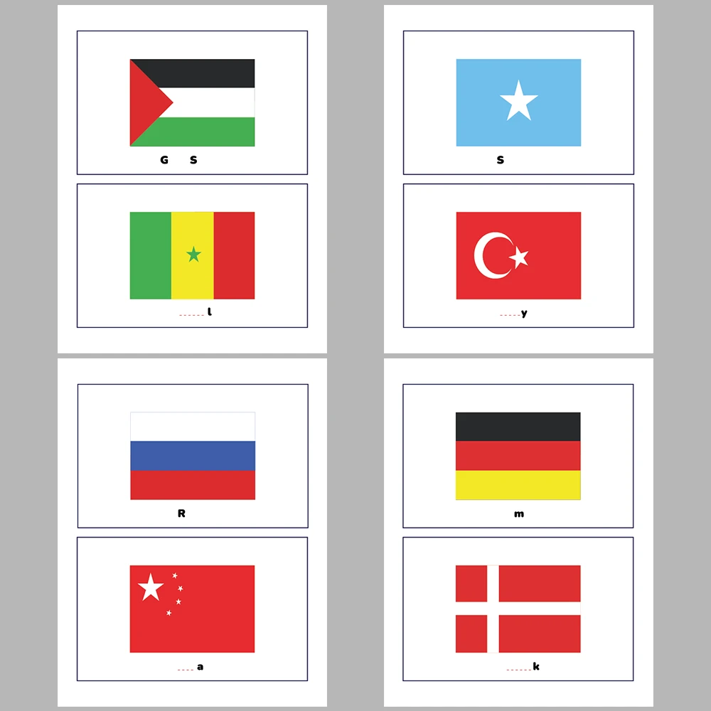 I Know the Names of Country Flags by Looking at Their Colors