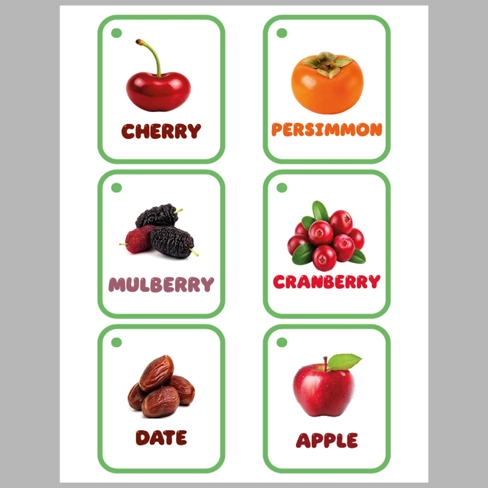 Learning Fruits 48 Flashcards