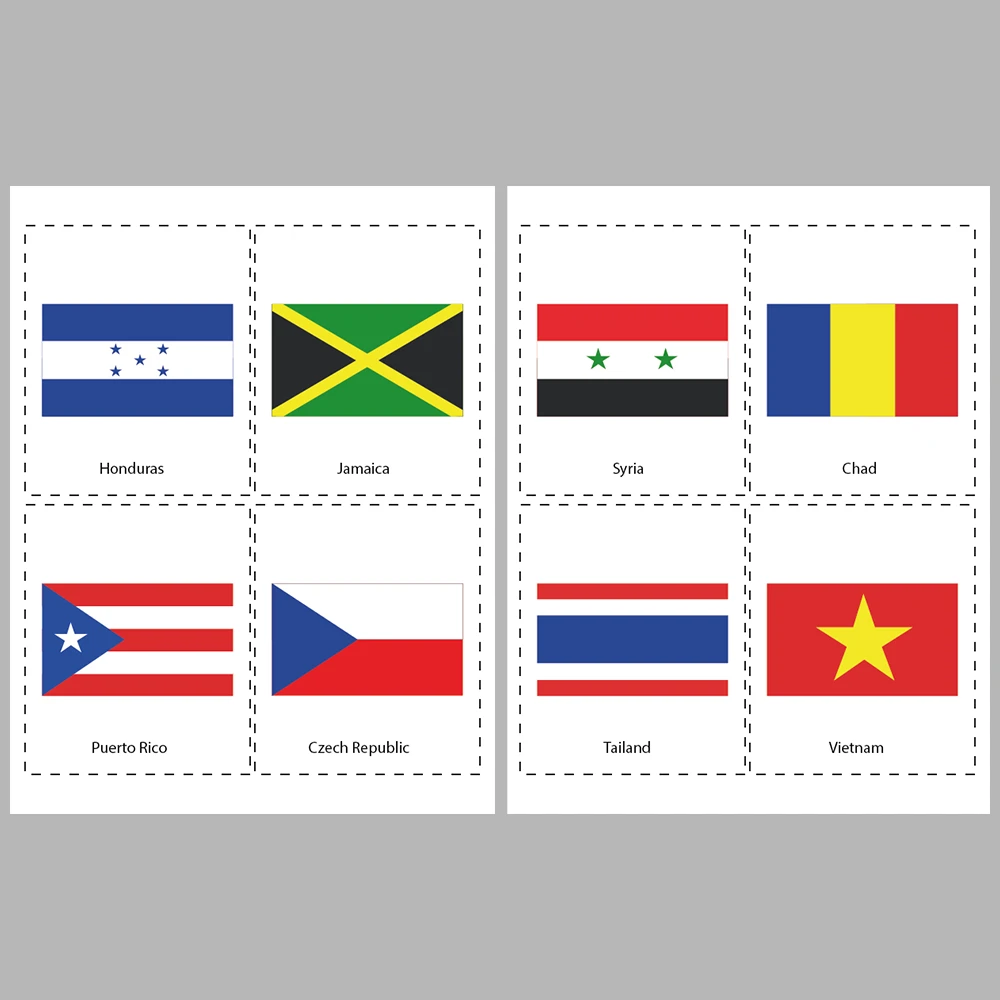 Learning Flags Flags of 72 Countries