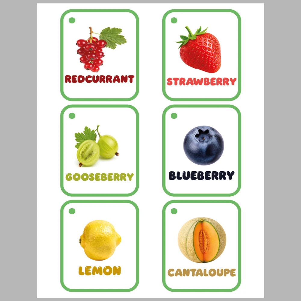 Learning Fruits 48 Flashcards