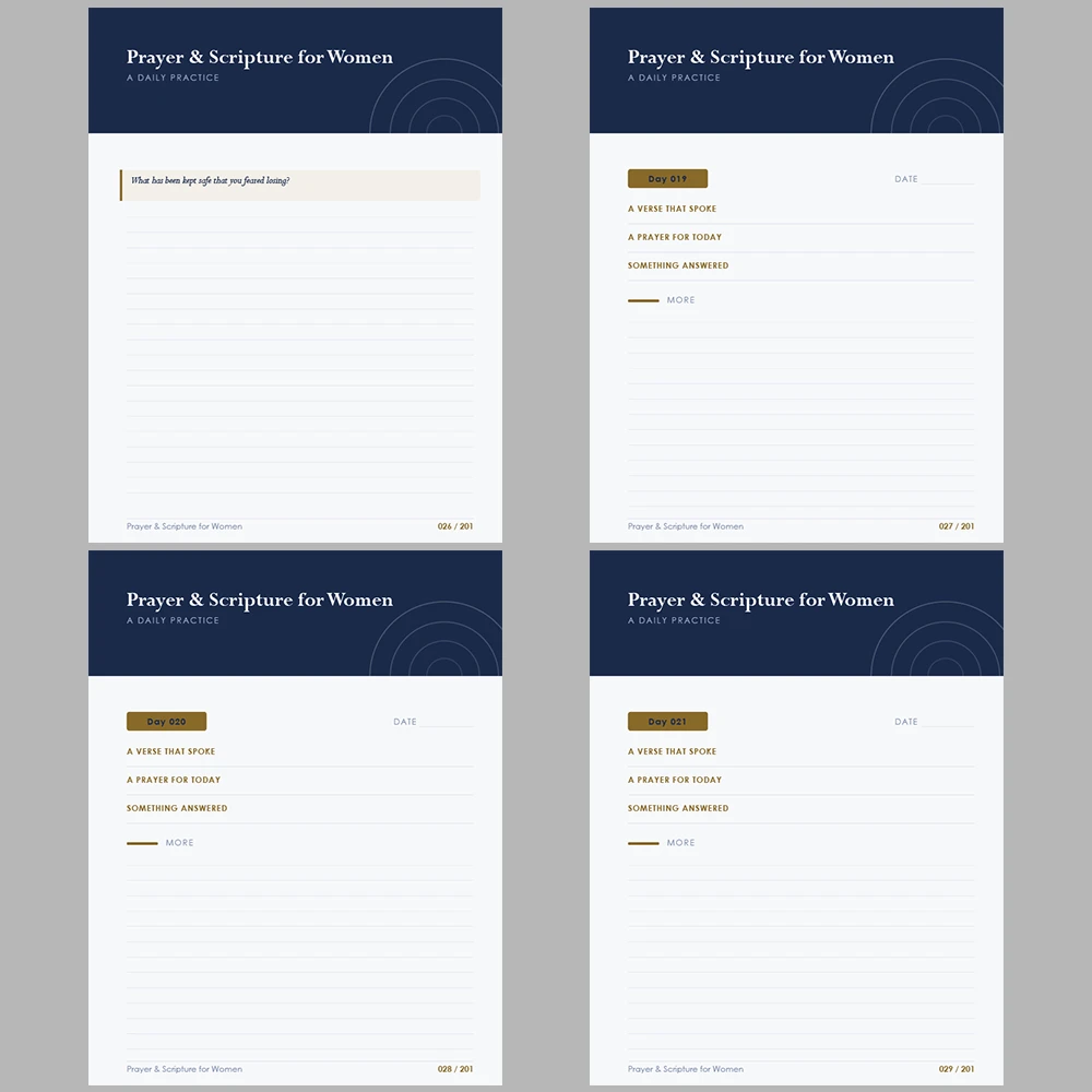 Prayer & Scripture for Women