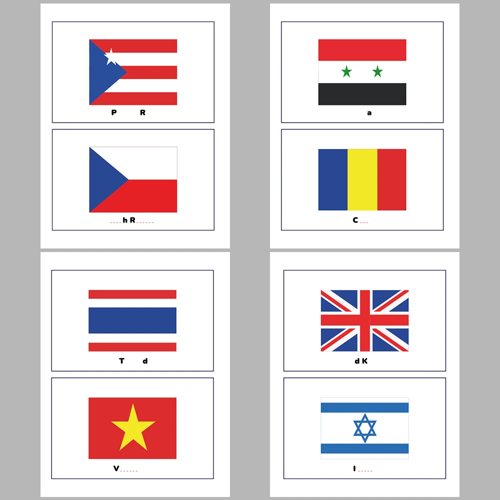 I Know the Names of Country Flags by Looking at Their Colors
