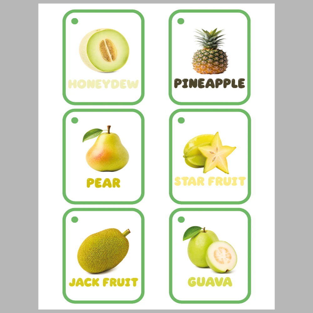 Learning Fruits 48 Flashcards