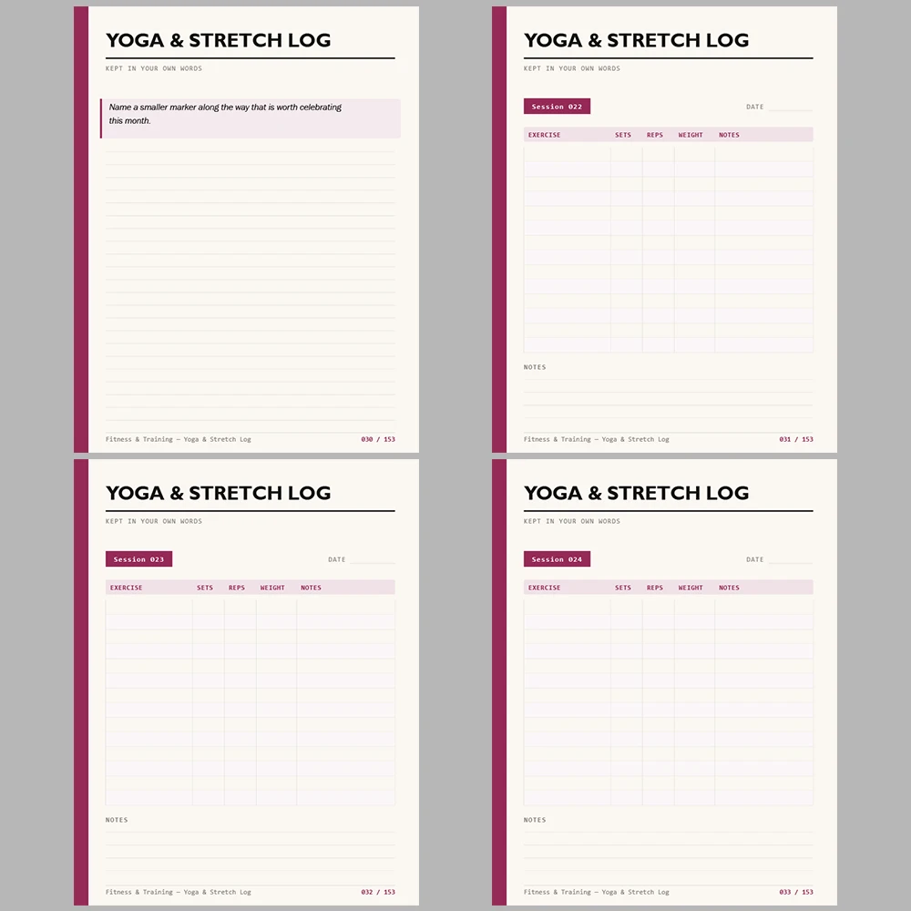 Fitness & Training Weight Loss Journal 153 Pages
