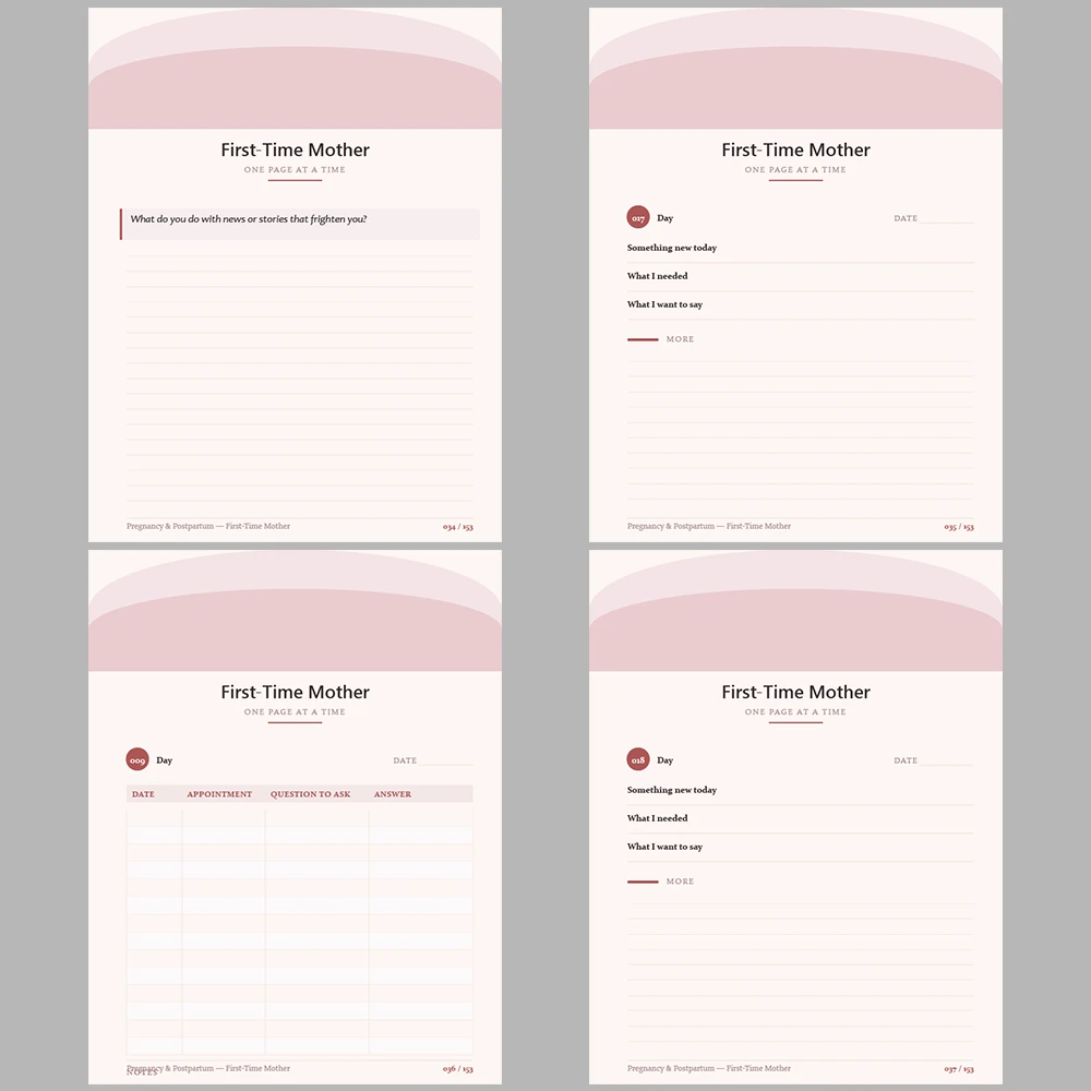 Pregnancy & Postpartum First Time Mother