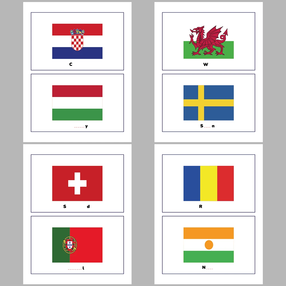 I Know the Names of Country Flags by Looking at Their Colors