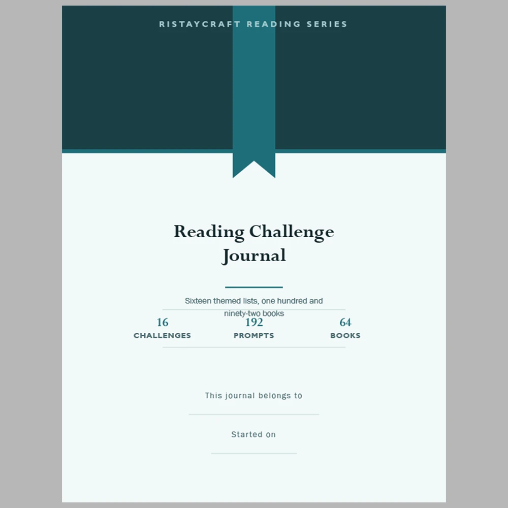 Reading Challenge Journal: Sixteen Themed Lists, 192 Books