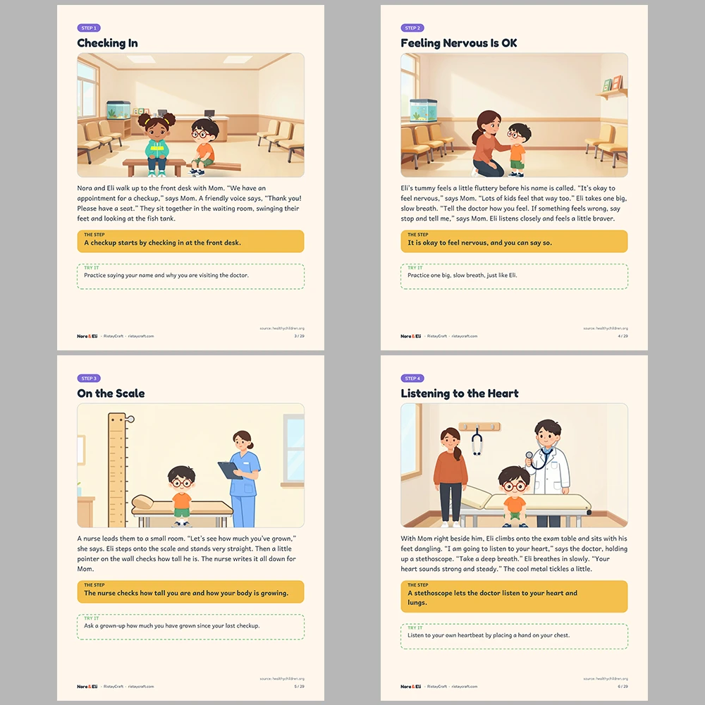 15 Social Narrative Books Bundle for Kids | Big Moments Complete Library Ages 4–8 | Printable Big Moment Stories Activities
