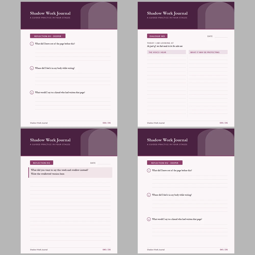 Shadow Work Journal: A Guided Practice in Four Stages