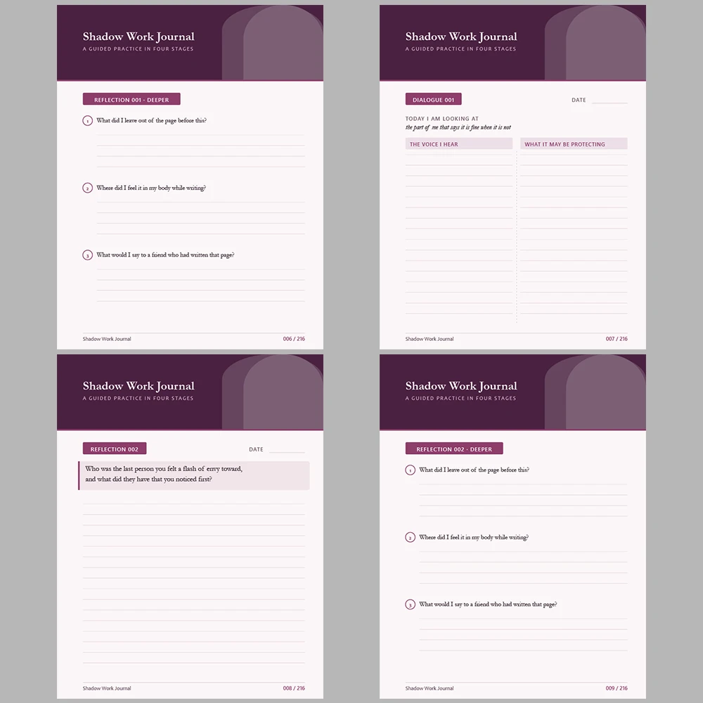 Shadow Work Journal: A Guided Practice in Four Stages