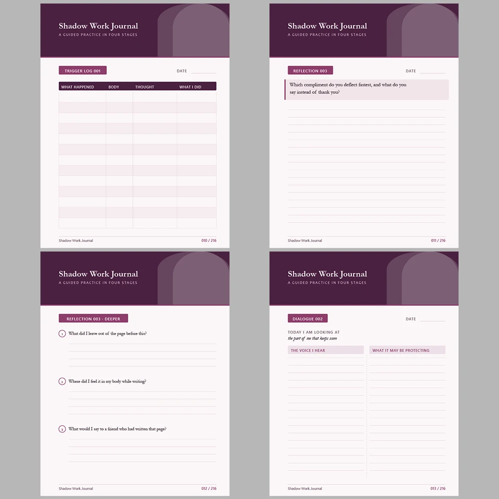 Shadow Work Journal: A Guided Practice in Four Stages