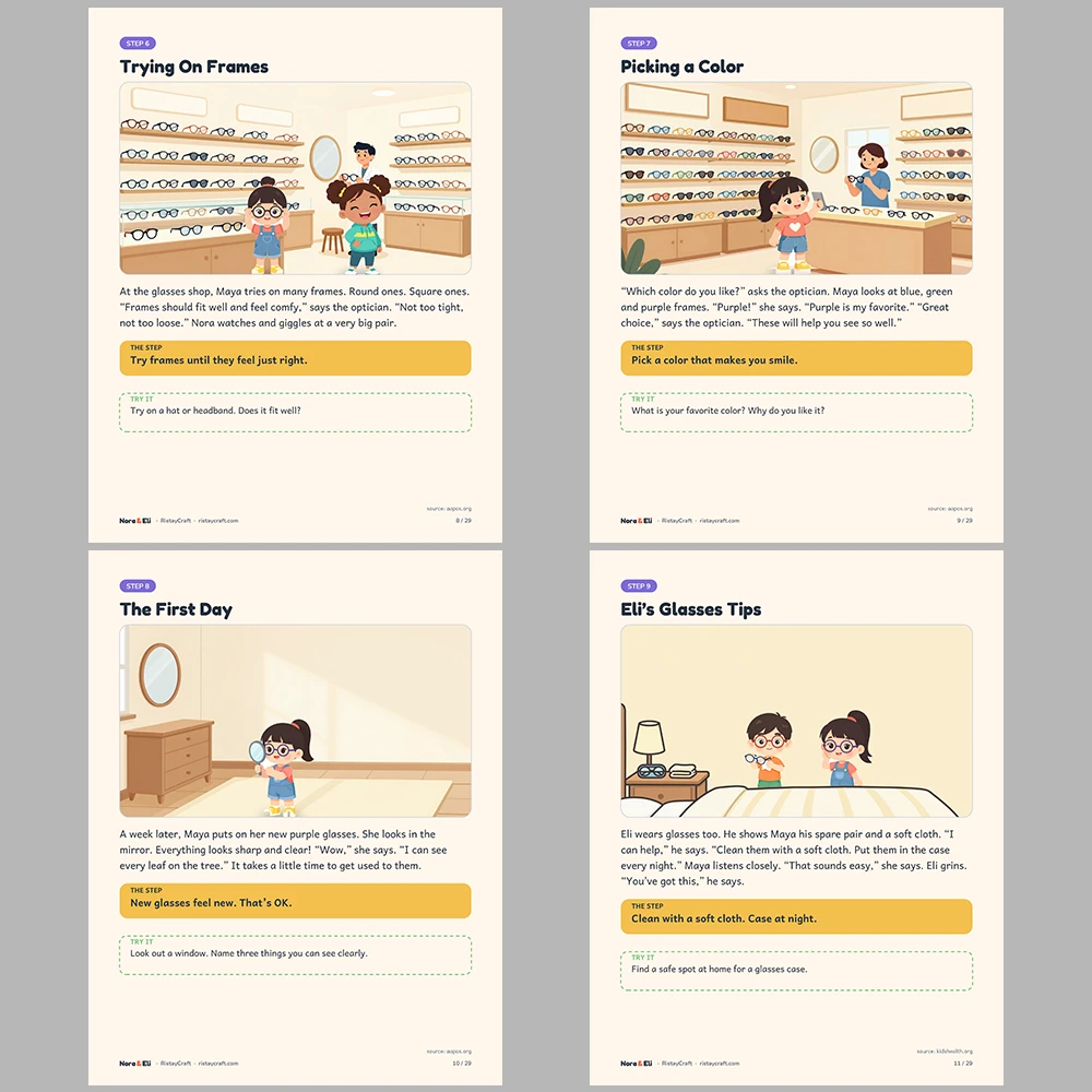 5 Social Narrative Books Bundle for Kids | Families and Friends Pack Ages 4–8 | Printable Big Moment Stories Activities