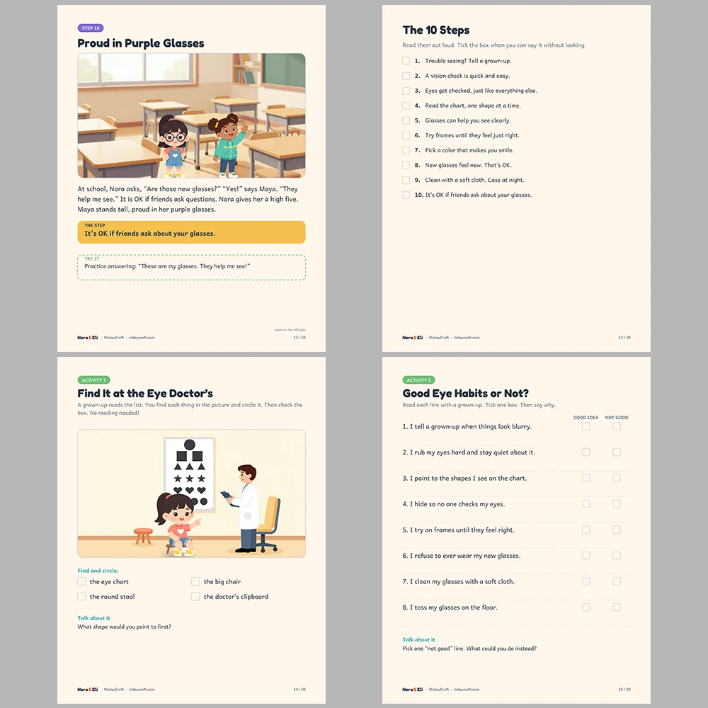 5 Social Narrative Books Bundle for Kids | Families and Friends Pack Ages 4–8 | Printable Big Moment Stories Activities