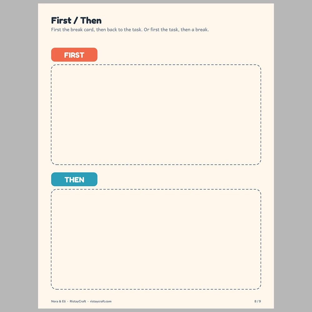 Movement & Calm Break Cards for Kids, Printable Brain Break Cards Ages 4-8, Classroom Calm Corner, Nora & Eli
